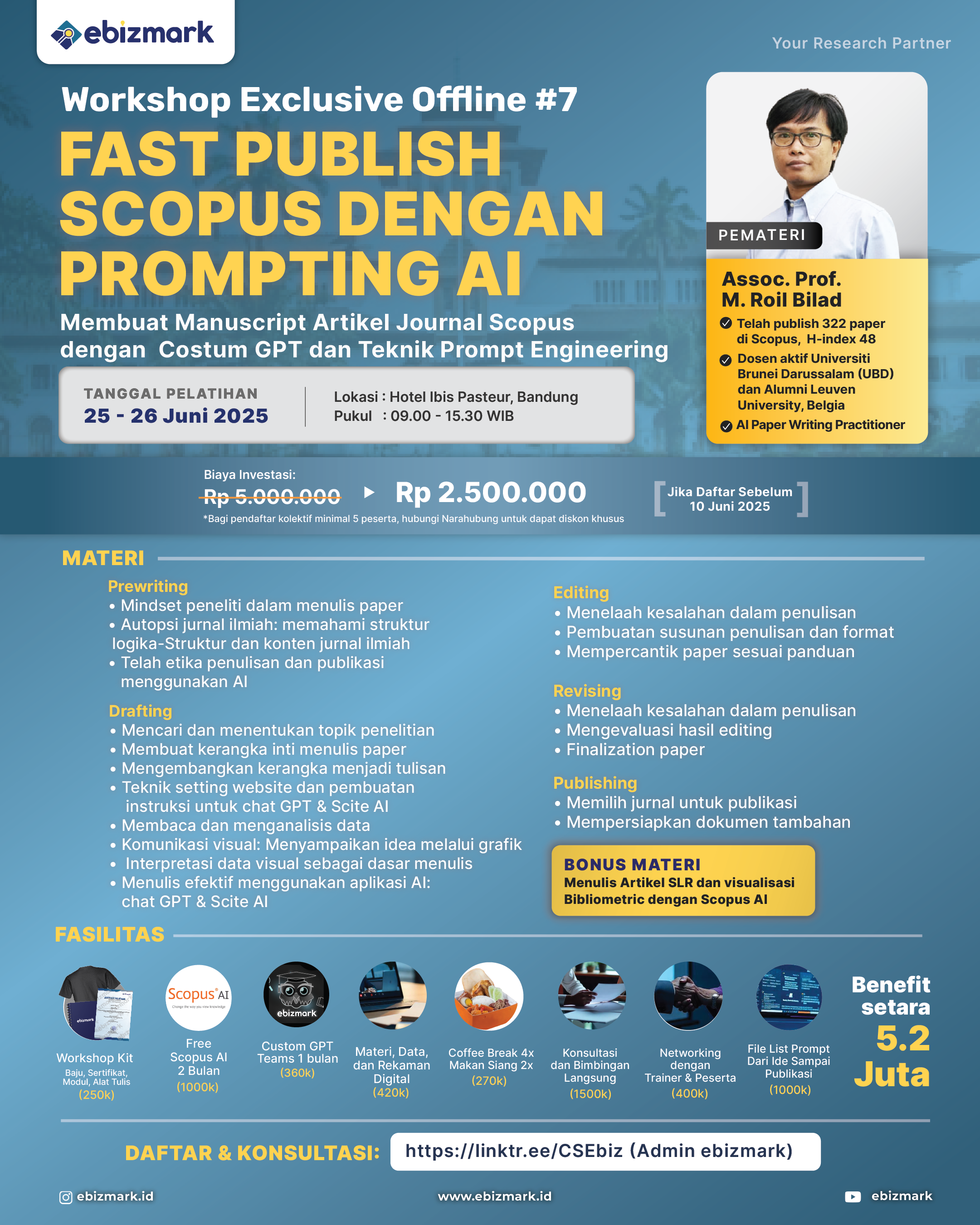 Workshop Workshop Exclusive Fast Publish Scopus dengan Prompting AI